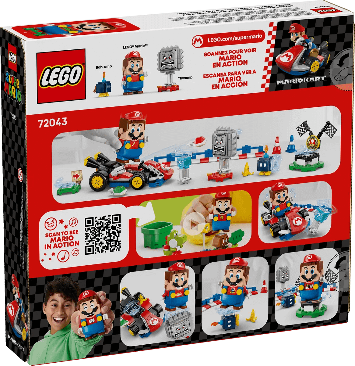 LEGO 72043 Mario Kart™ – Interactive LEGO® Mario™ & Standard Kart - Super Mario