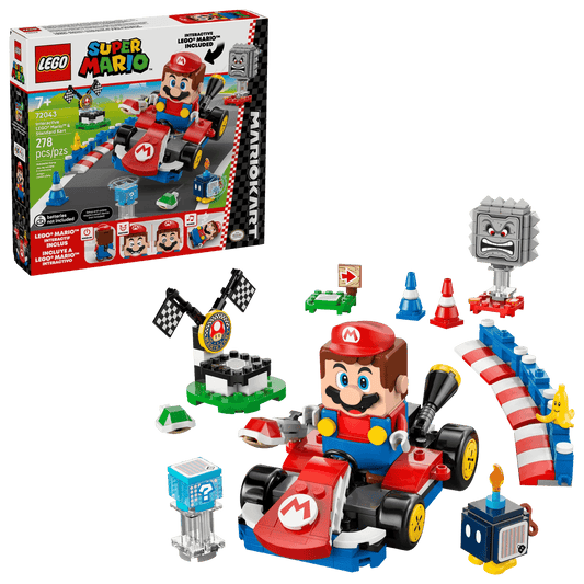 LEGO 72043 Mario Kart™ - Interactive LEGO® Mario™ & Standard Kart - Super Mario