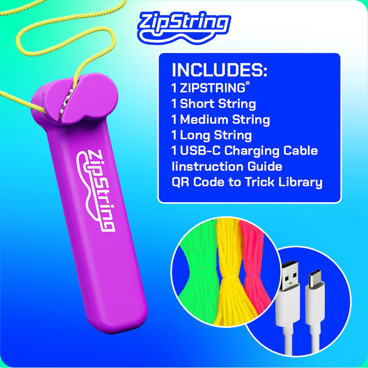 ZipString - Original Vivacious Violet