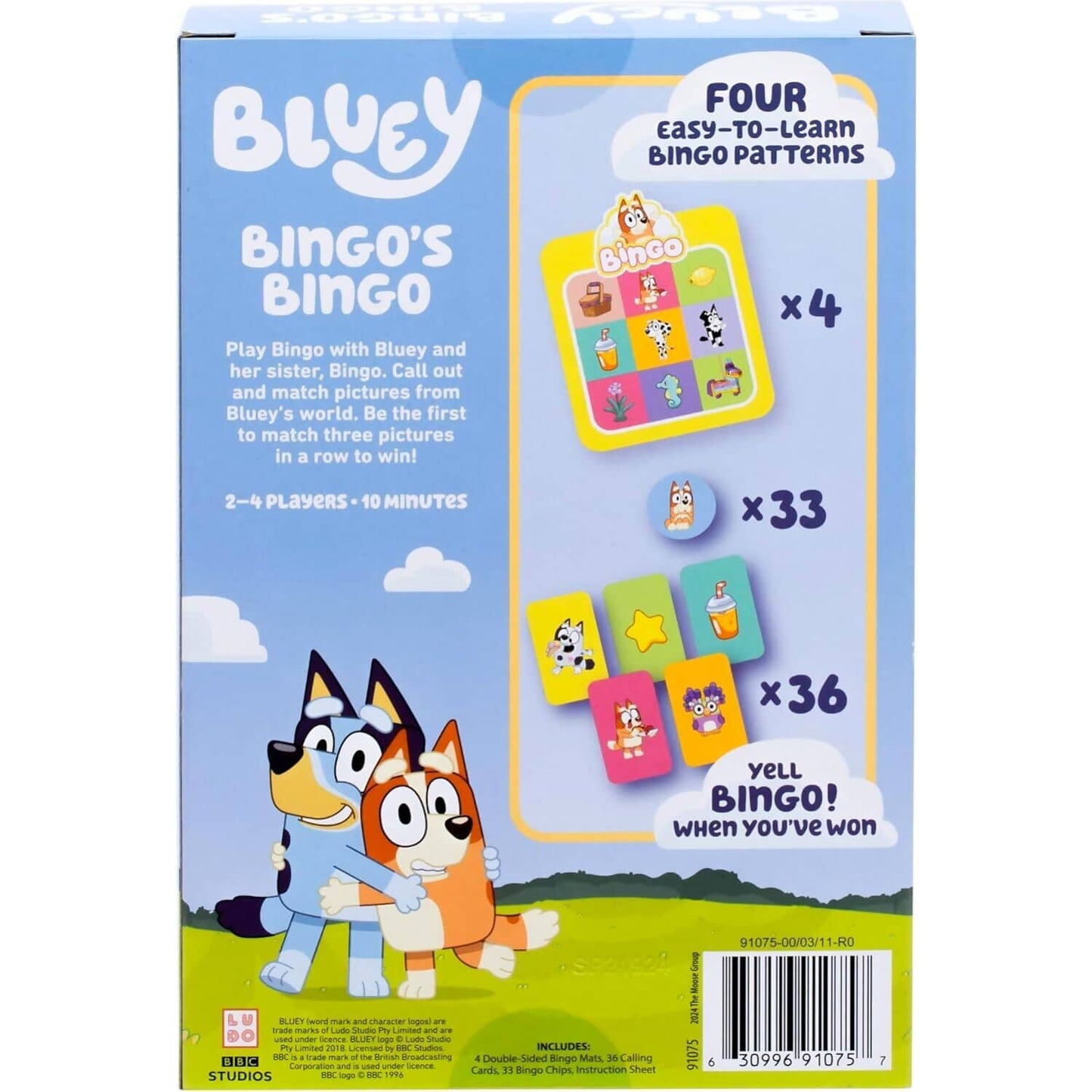 Bluey - Bingo's Bingo Game - Moose Games