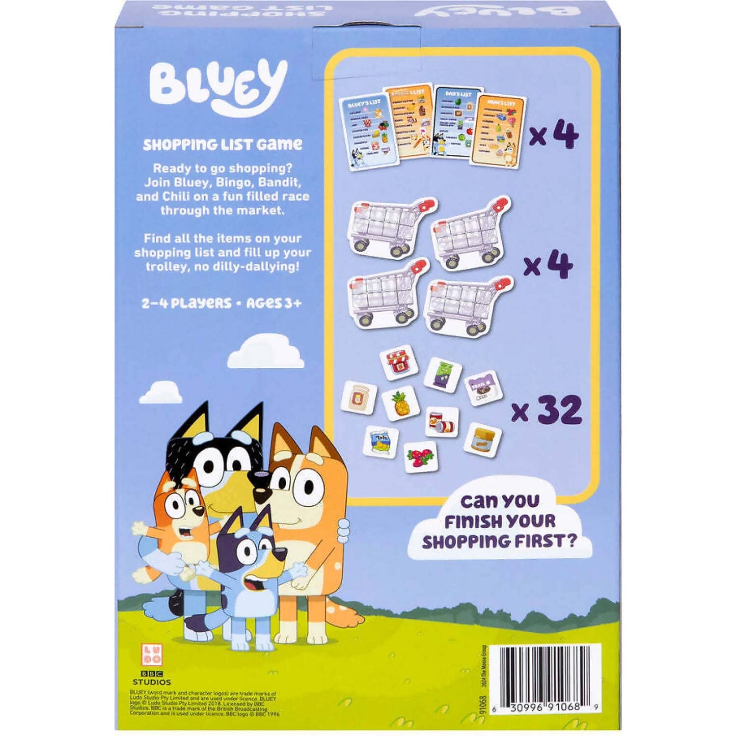 Bluey - Shopping List Game - Moose Games