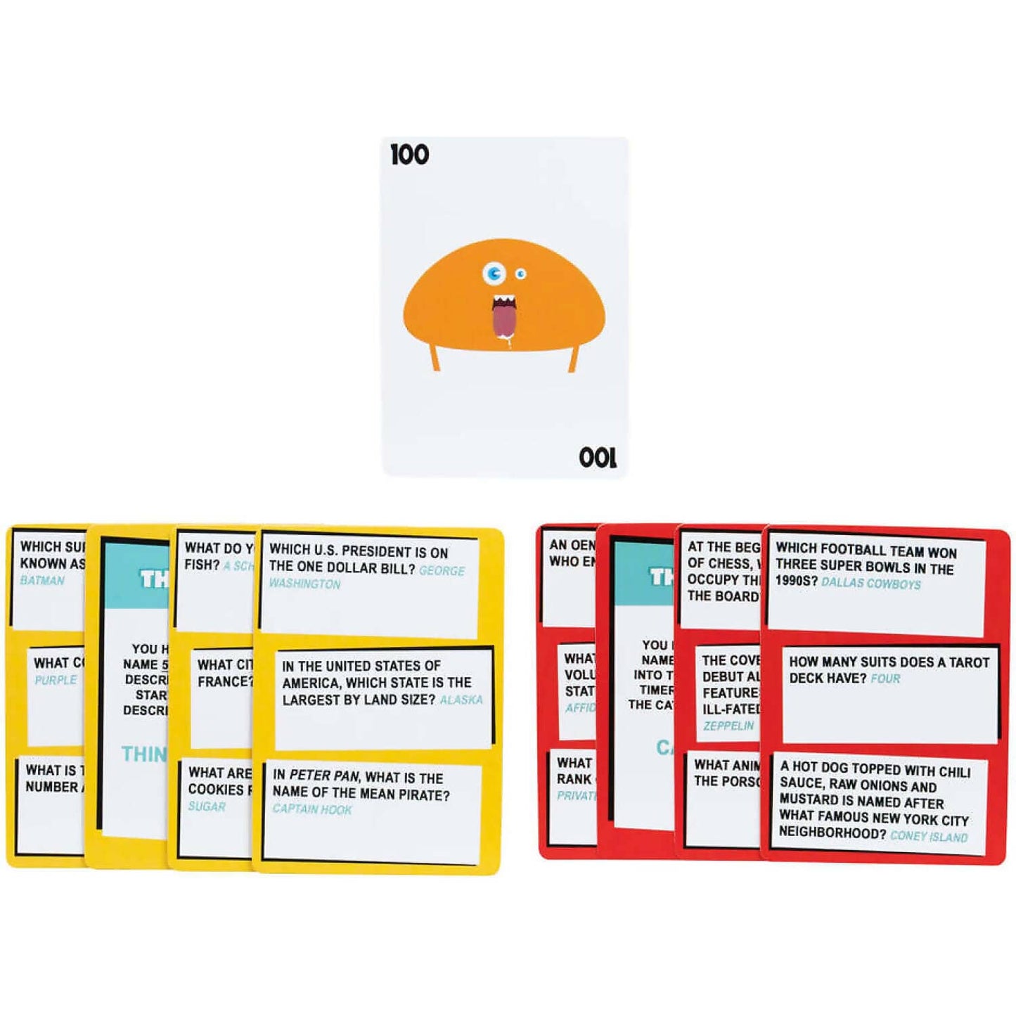 Moose Games - Who Knows More? Kids or Adults Trivia Card Game