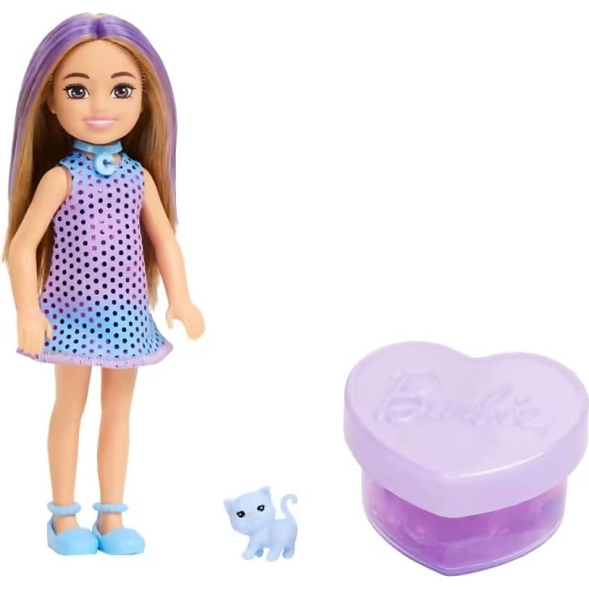 Barbie - Barbie Party Unboxed Glam Party Chelsea 5 Surprises! - Mattel