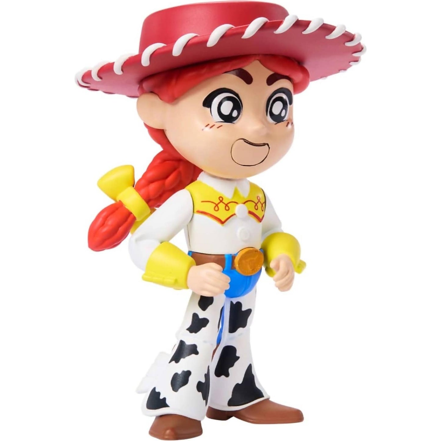 Disney Pixar - Toy Story Click Figs Cowgirl Jessie Toy with Pop Up Action Move 3.5-inch Figure - Mattel