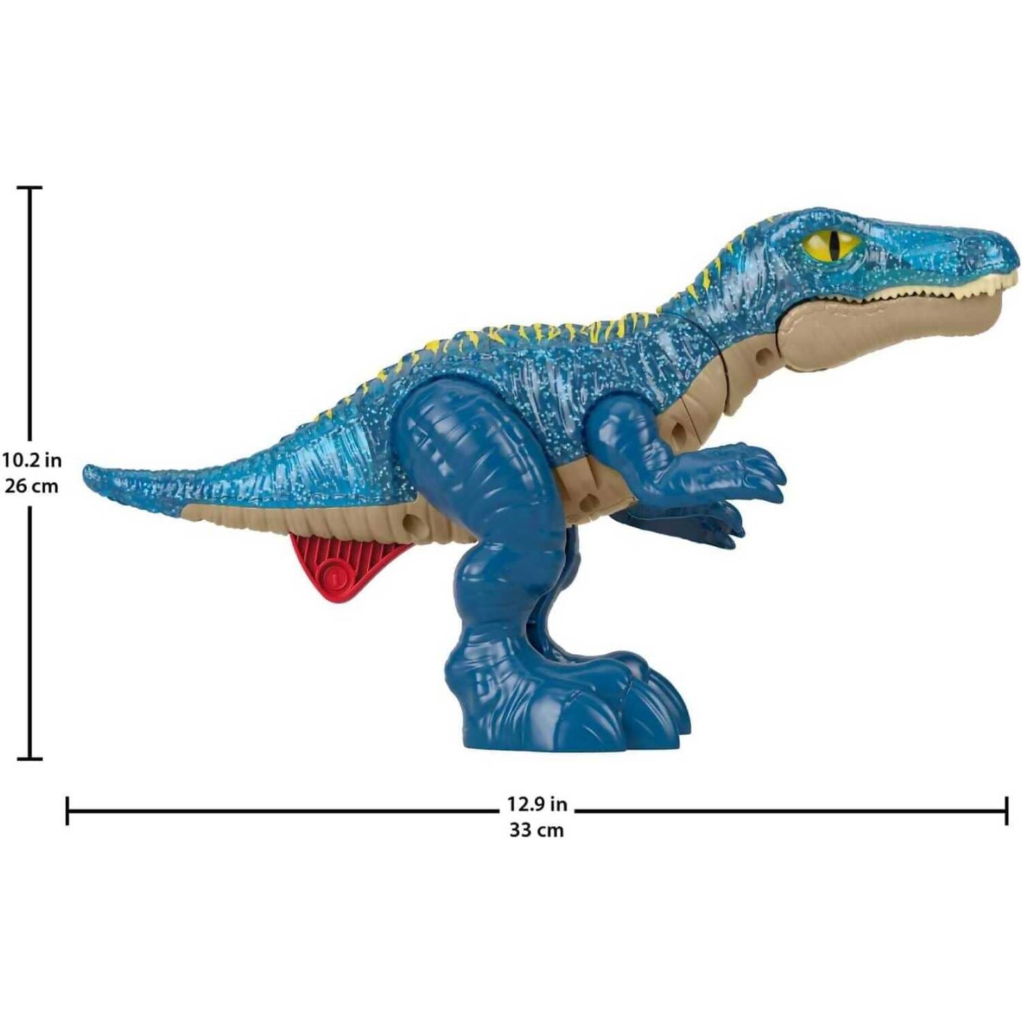 Fisher-Price - Imaginext Jurassic World Growl & Glow Baryonyx Dinosaur Toy With Lights Sounds & Chomping Action - Mattel