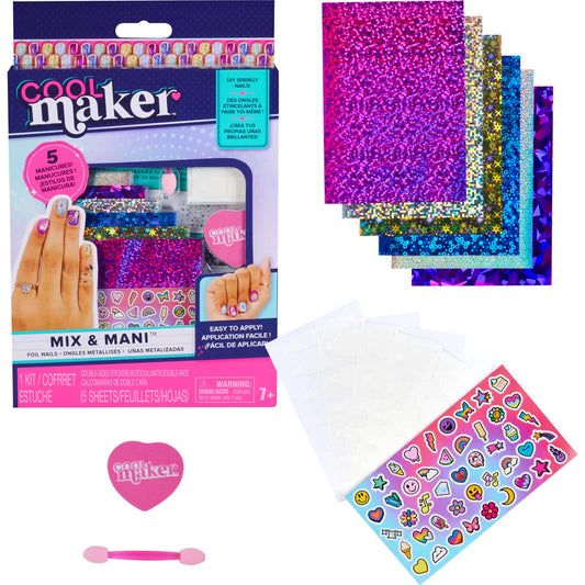 Cool Maker - Mix & Mani Holiday Foil Nail Kit