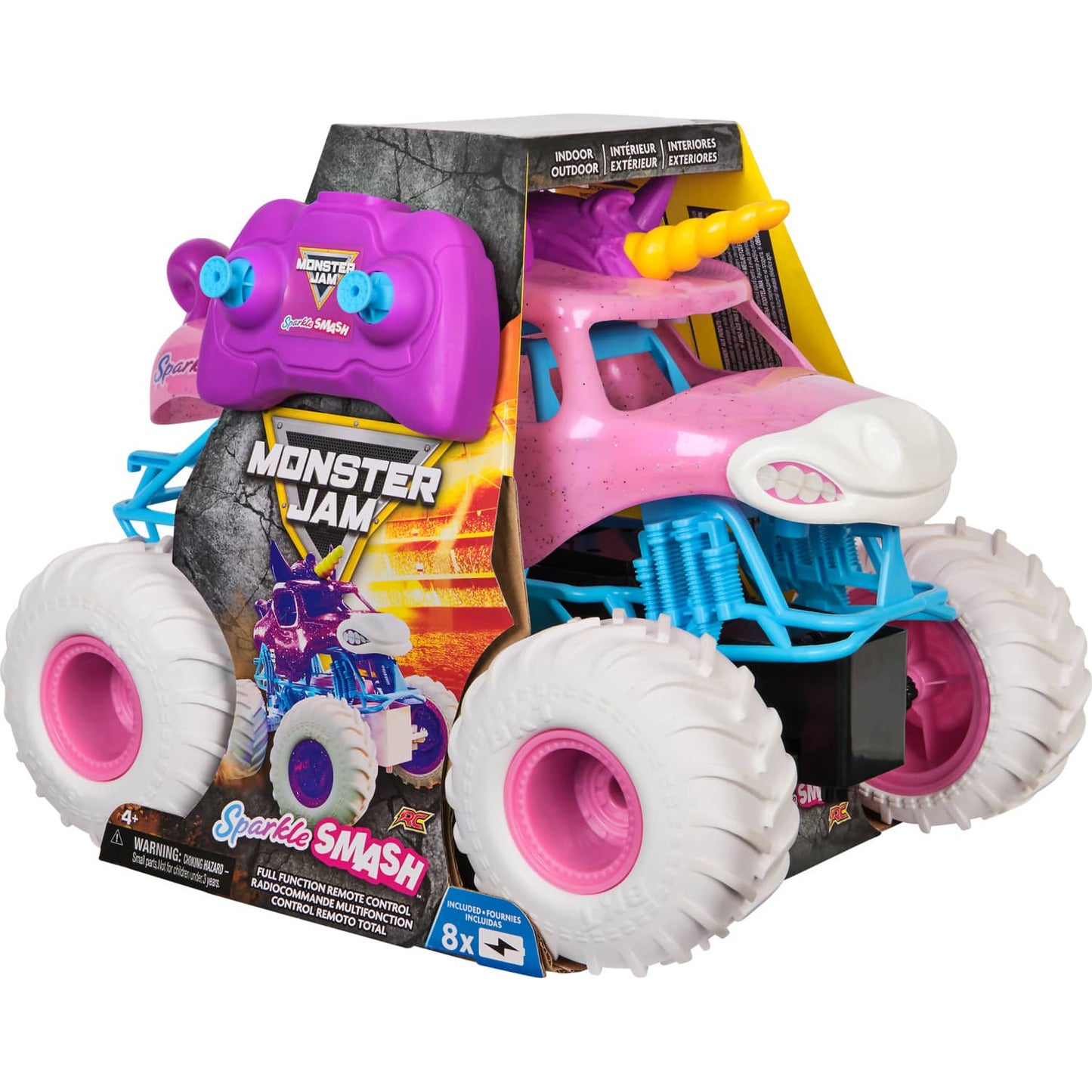 Monster Jam - Sparkle Smash RC Truck Scale 1:15 - Spin Master