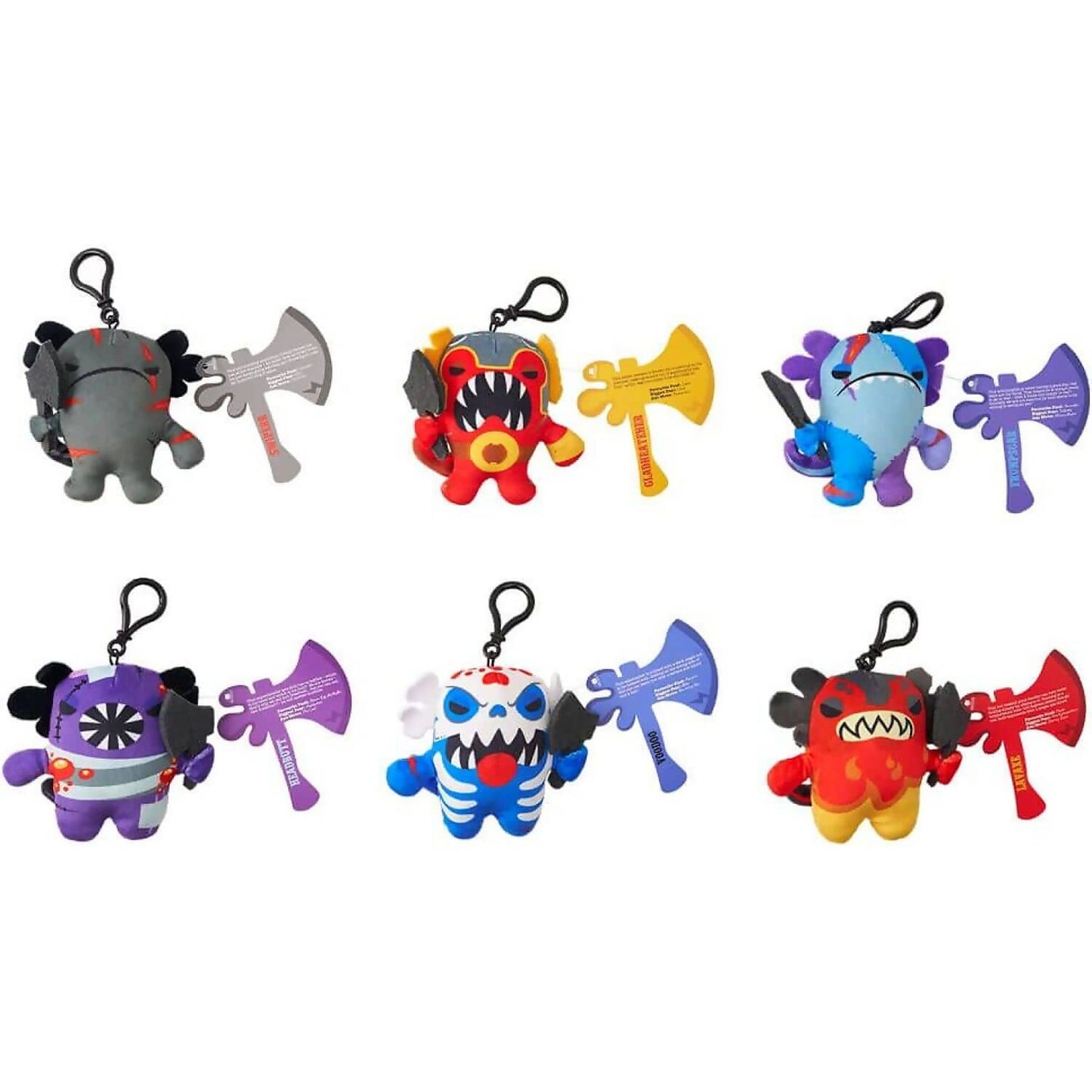 Kreepy Collectibles - Series 1 Edition Axe-Alotls Mystery Blind Bag - 10cm Plush Clip-On - Jasnor