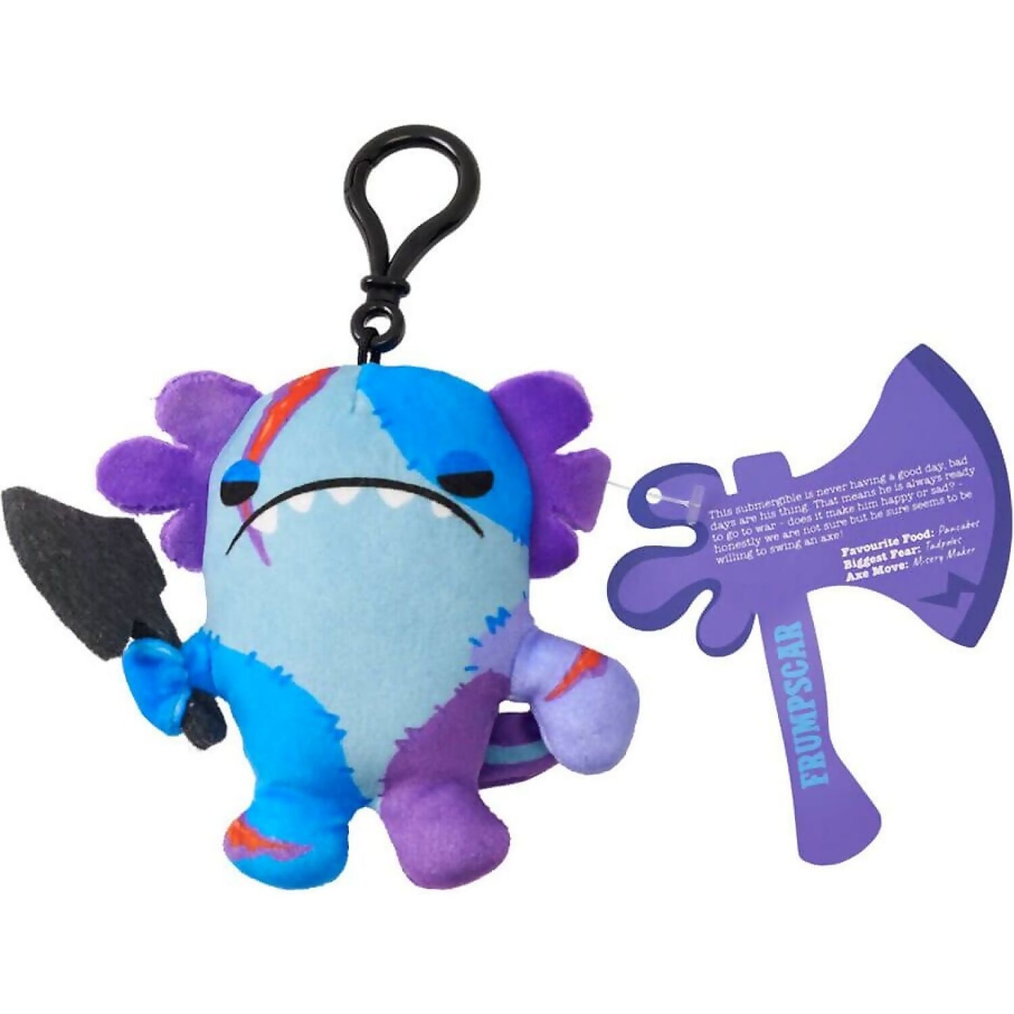 Kreepy Collectibles - Series 1 Edition Axe-Alotls Mystery Blind Bag - 10cm Plush Clip-On - Jasnor