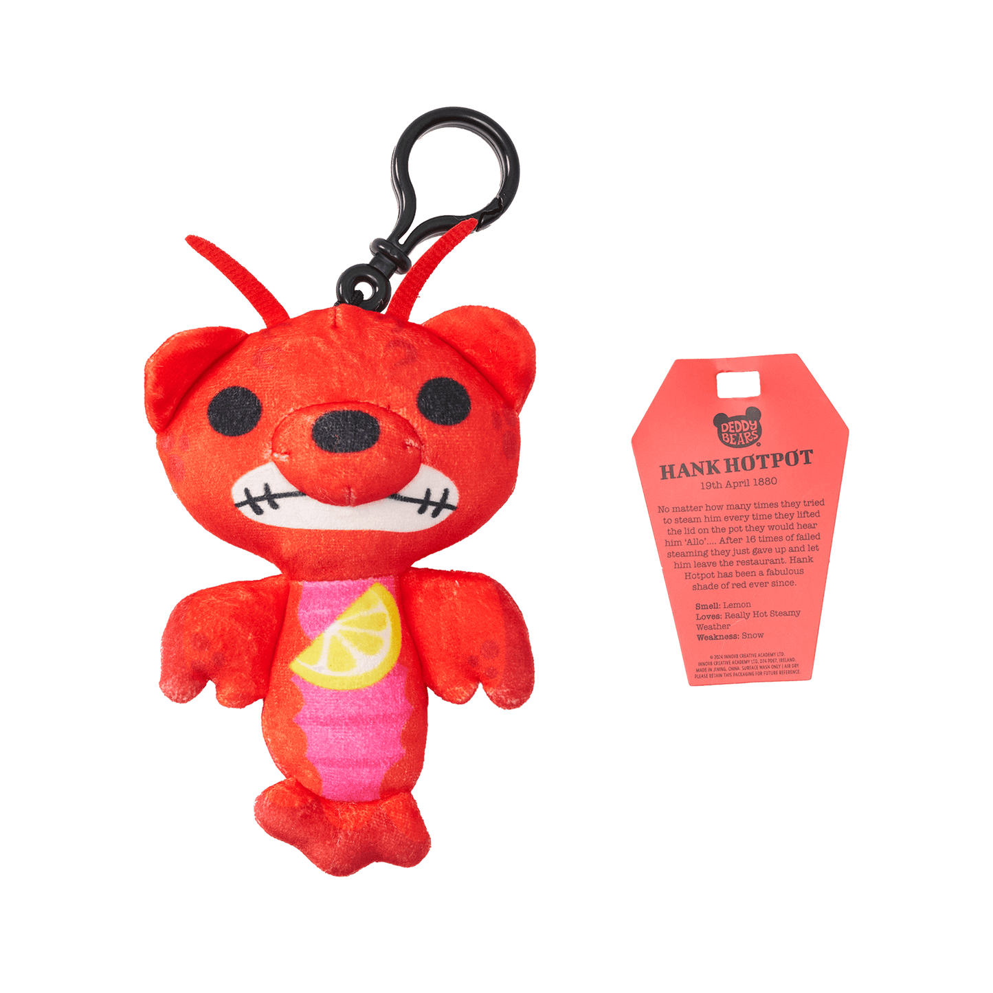 Deddy Bears - Series 4 Edition Mystery Blind Bag – 12cm Plush Clip-On - Jasnor