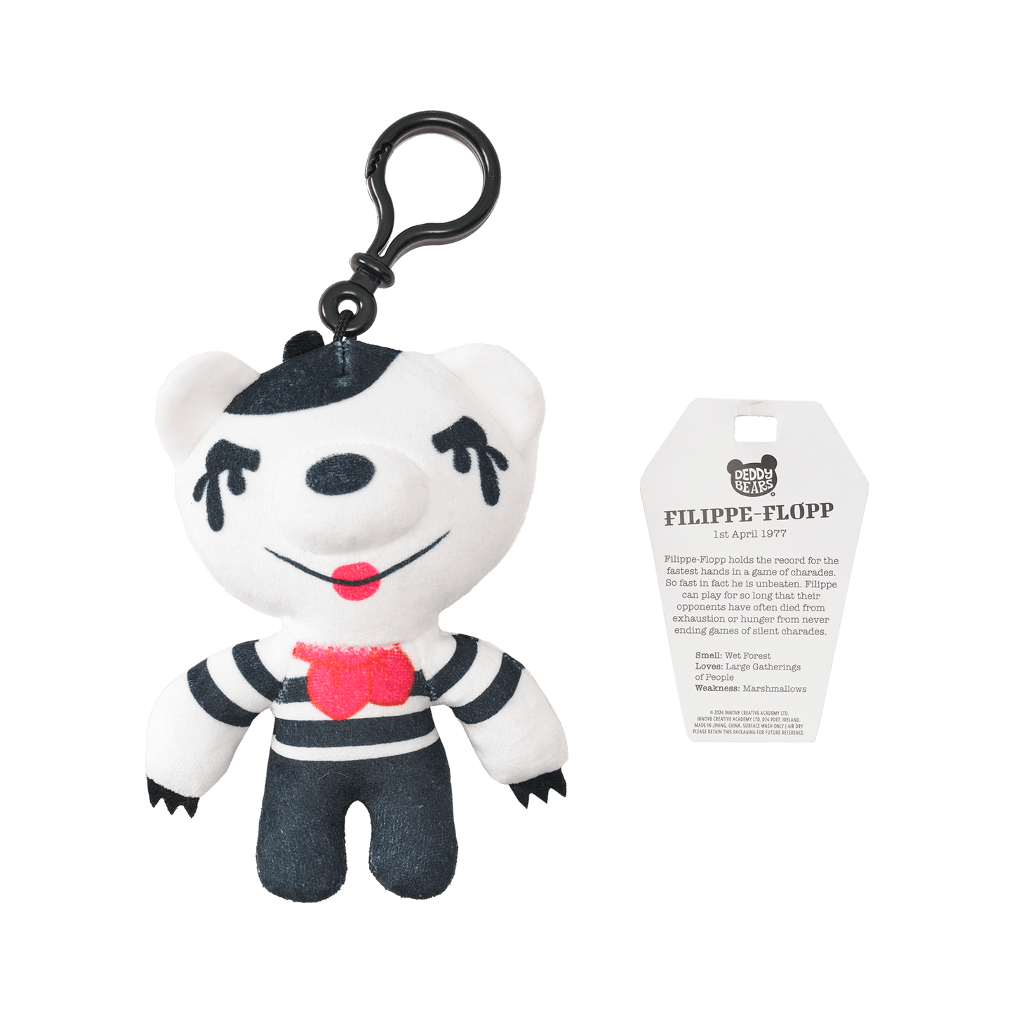Deddy Bears - Series 4 Edition Mystery Blind Bag – 12cm Plush Clip-On - Jasnor