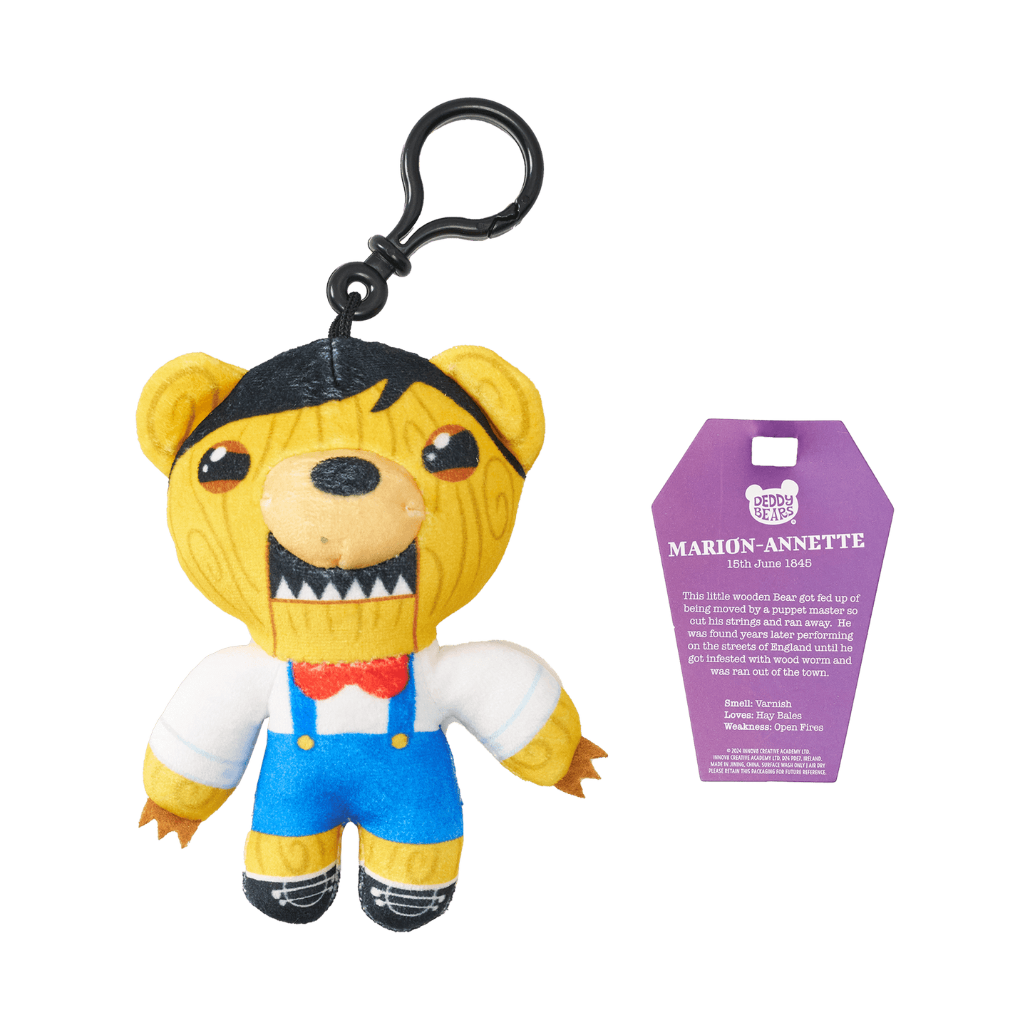 Deddy Bears - Series 4 Edition Mystery Blind Bag – 12cm Plush Clip-On - Jasnor