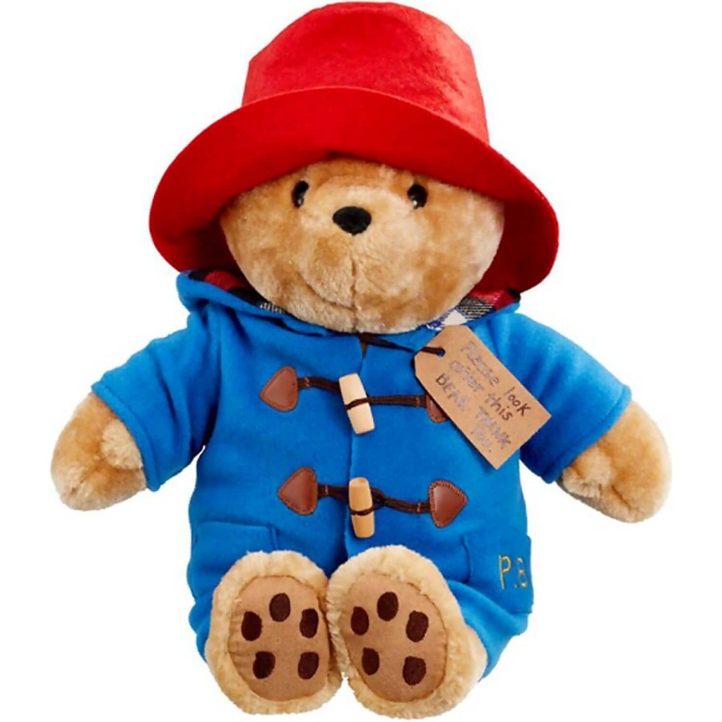 Paddington Bear - Paddington Sitting Soft Toy - Large 30cm Plush - Jasnor