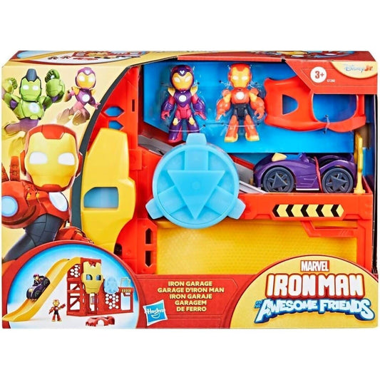Marvel - Iron Man and his Awesome Friends Iron Garage Playset