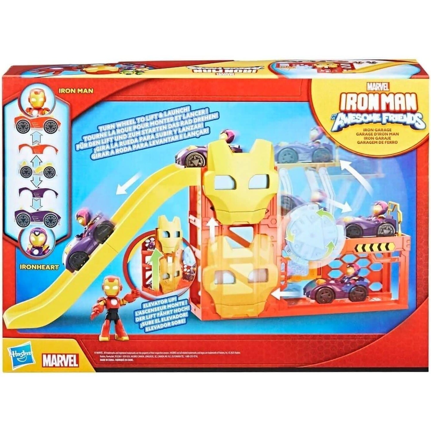 Marvel - Iron Man and his Awesome Friends Iron Garage Playset