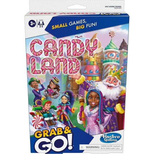 Hasbro Gaming - Candy Lane Grab & Go! Portable Travel Board Game