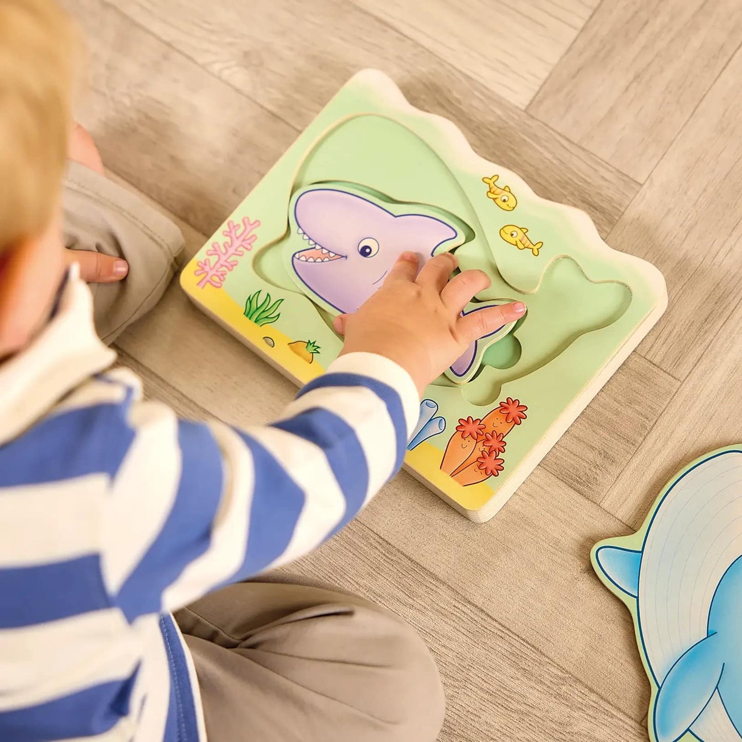 Orchard Toys - Under the Sea Wooden Nesting Puzzle 5 Pieces