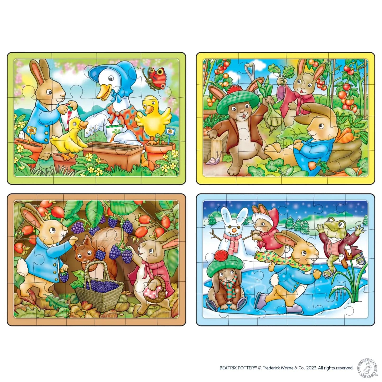 Orchard Toys - Peter Rabbit™ 4-in-a-Box Puzzles