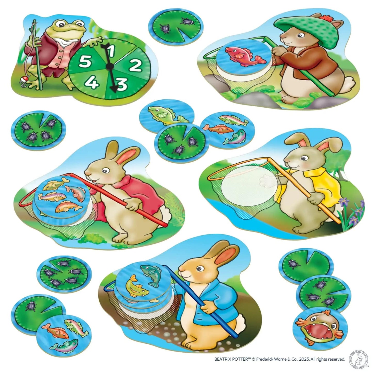 Orchard Toys - Peter Rabbit™ Fish and Count Game