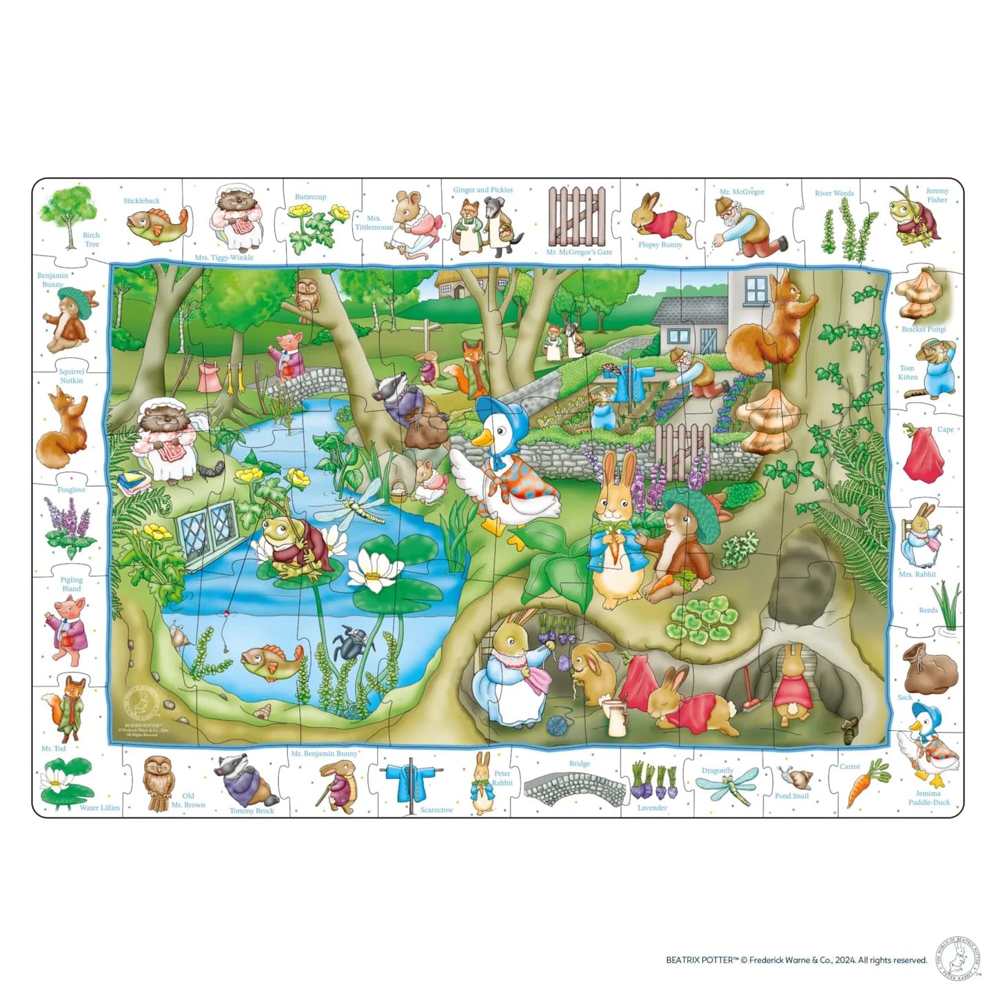 Orchard Toys - Peter Rabbit™ The World of Peter Rabbit™ jigsaw puzzle 50 Pieces