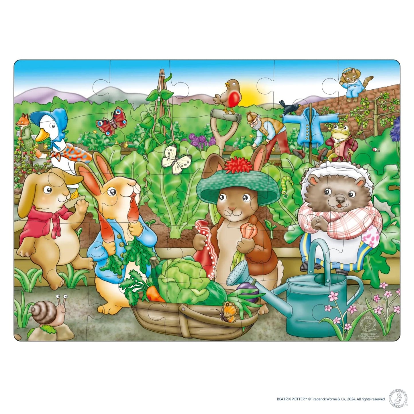 Orchard Toys - Peter Rabbit™ In Mr. McGregor's Garden jigsaw puzzle 25 Pieces