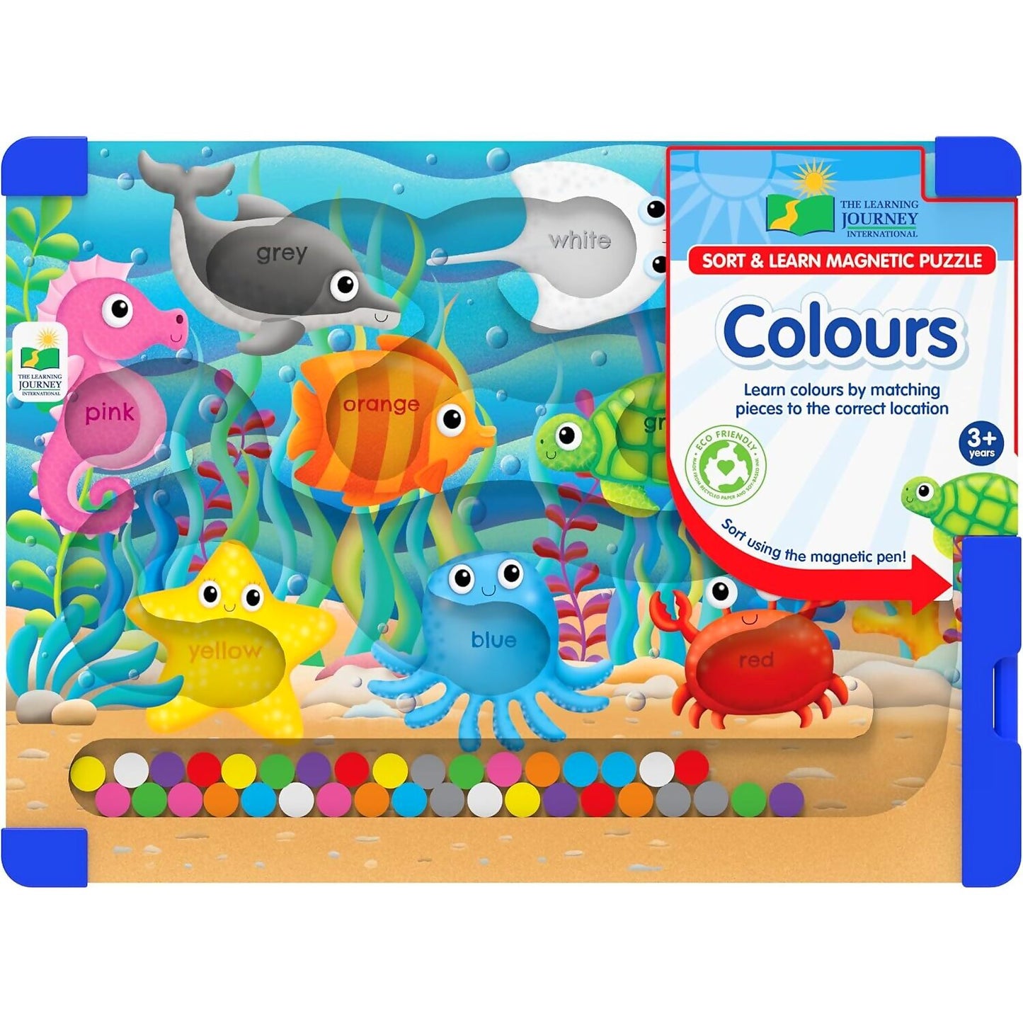 The Learning Journey - Sort & Learn Magnetic Puzzle - Colours