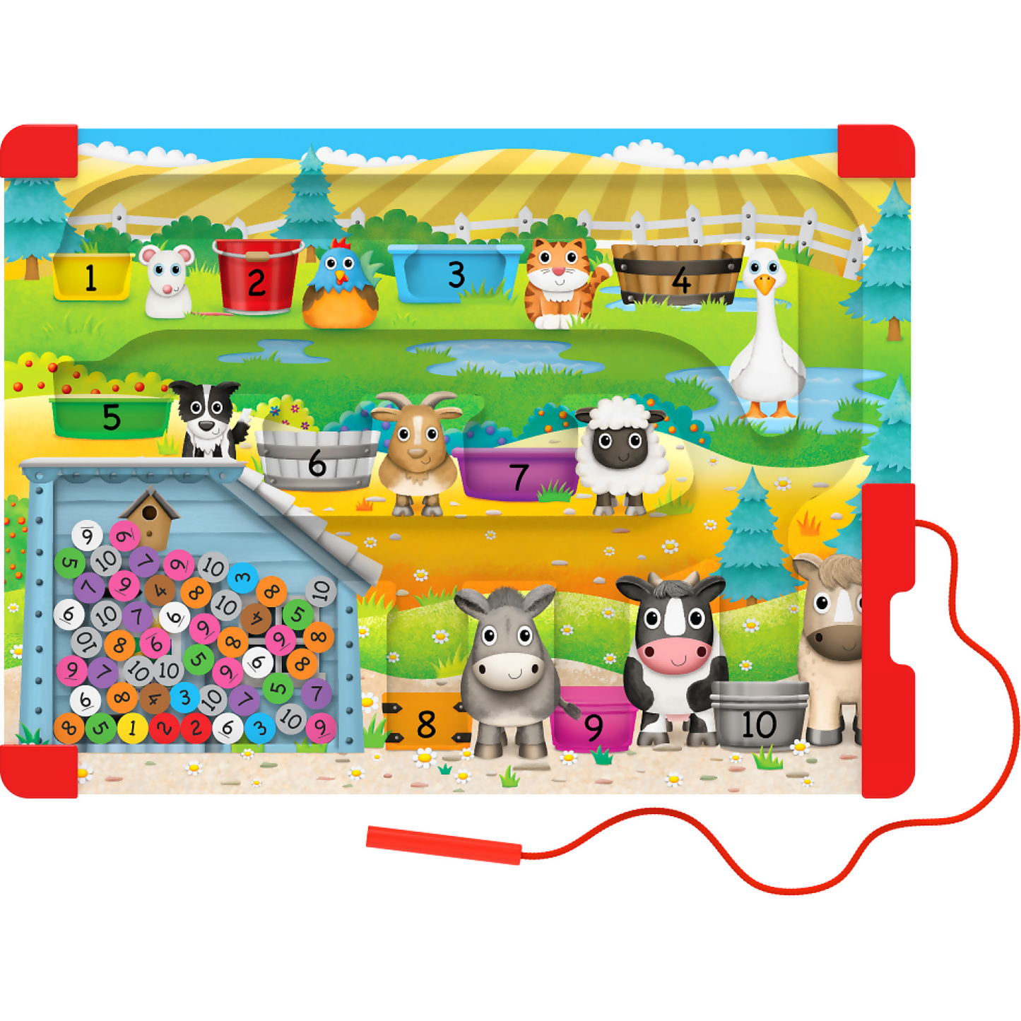 The Learning Journey - Sort & Learn Magnetic Puzzle - Counting