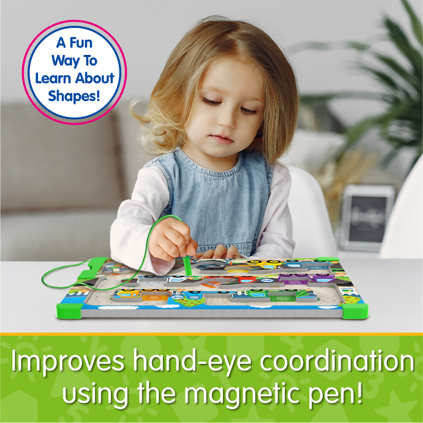 The Learning Journey - Sort & Learn Magnetic Puzzle - Shapes