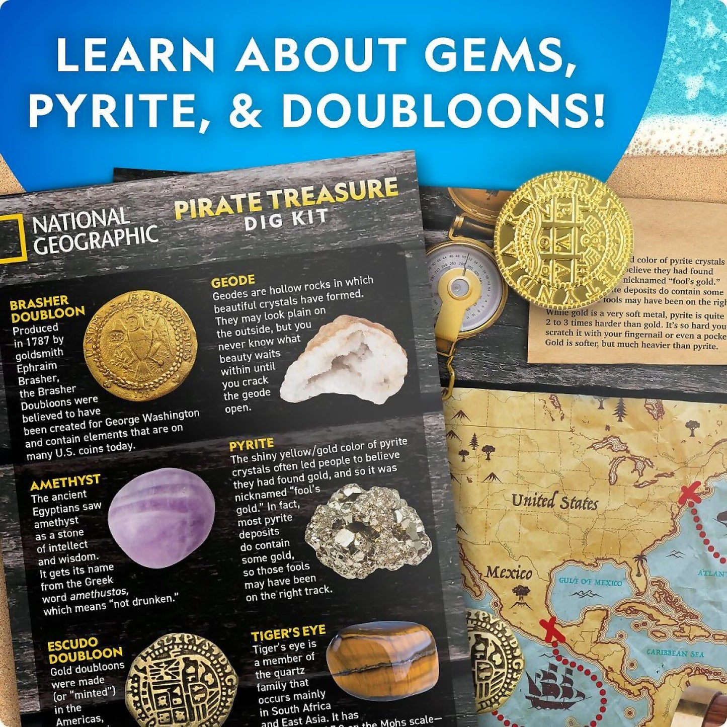 National Geographic - Pirate Treasure Dig Kit