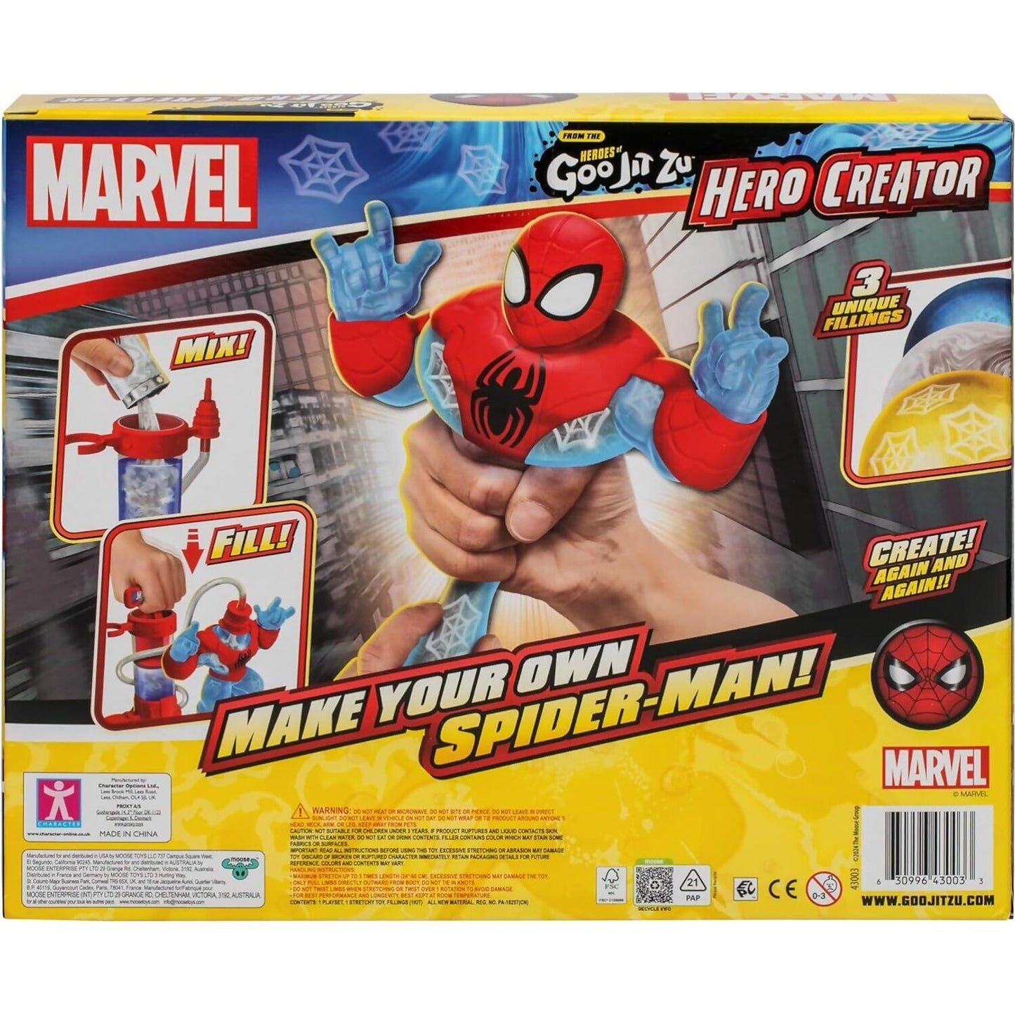 Heroes of Goo Jit Zu - Hero Creator Make Your Own Spider-Man