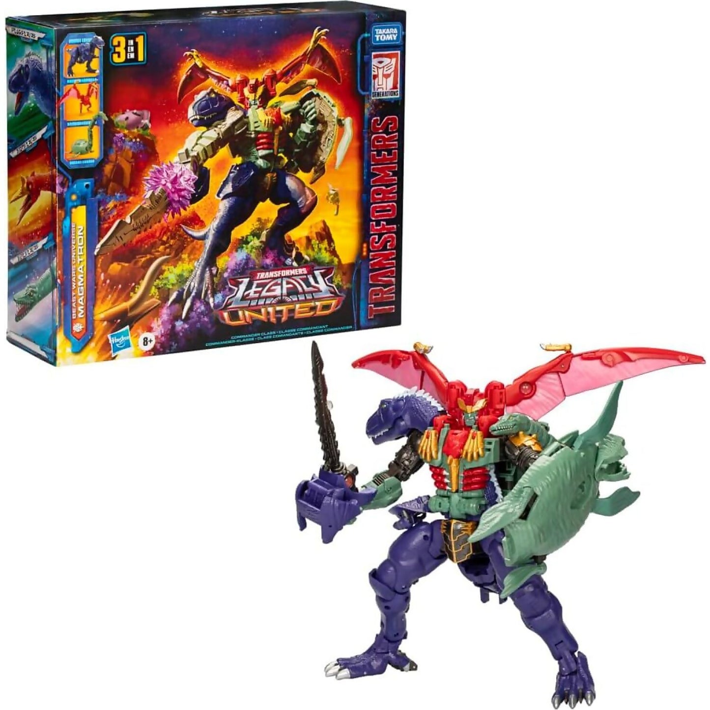 Transformers - Legacy United Commander Class Beast Wars Universe Magmatron 10-inch Action Figure - Hasbro