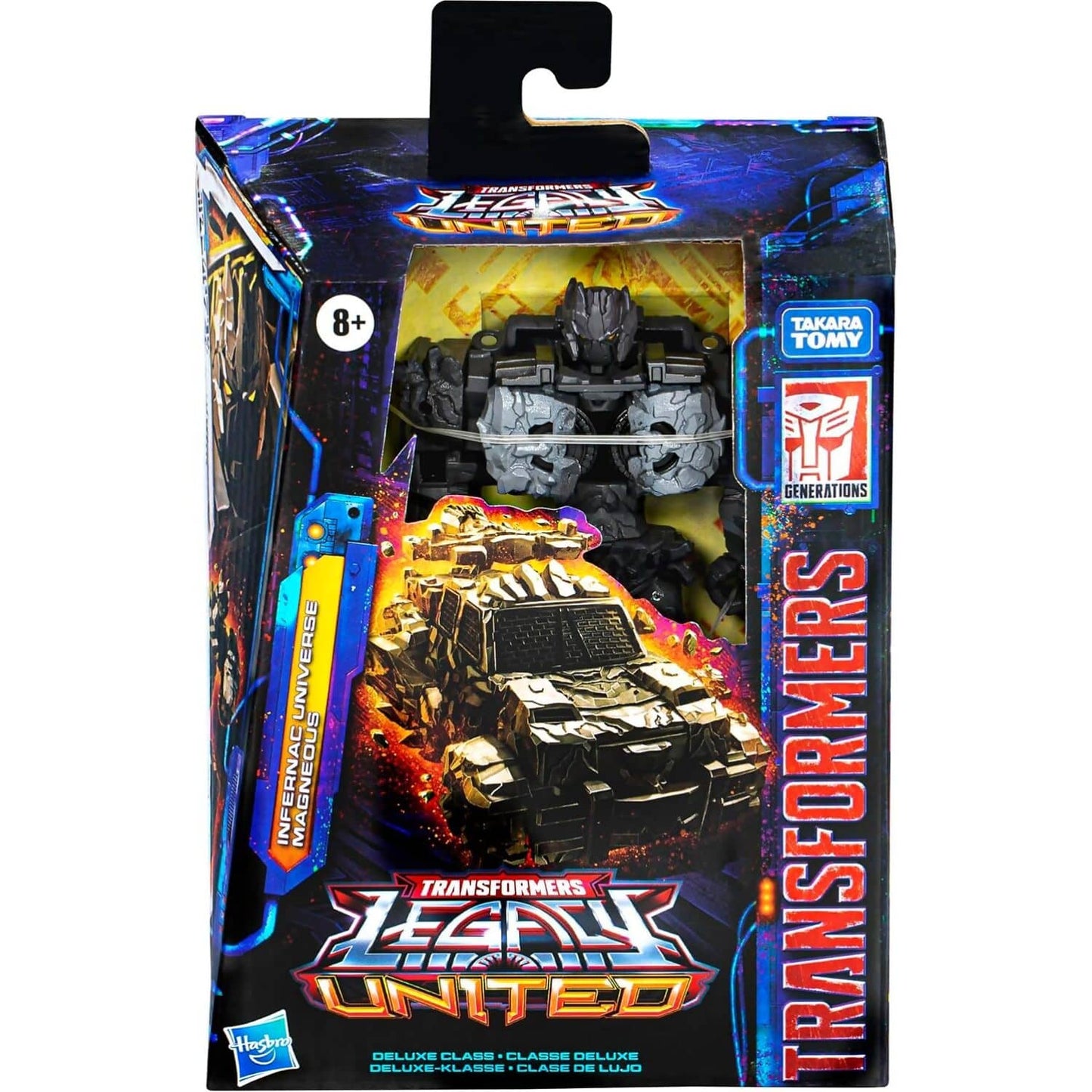 Transformers - Legacy United Deluxe Class Infernac Universe Magneous 5.5-inch Converting Action Figure - Hasbro