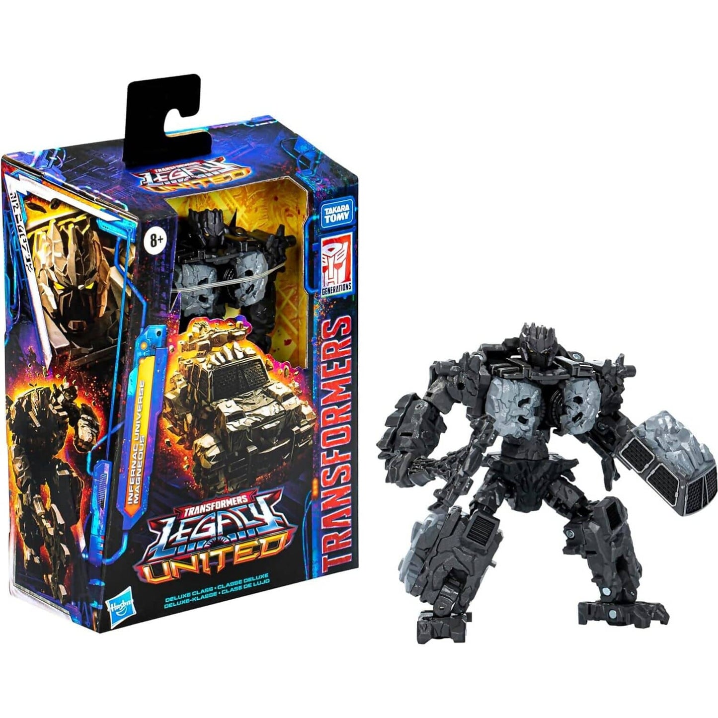 Transformers - Legacy United Deluxe Class Infernac Universe Magneous 5.5-inch Converting Action Figure - Hasbro