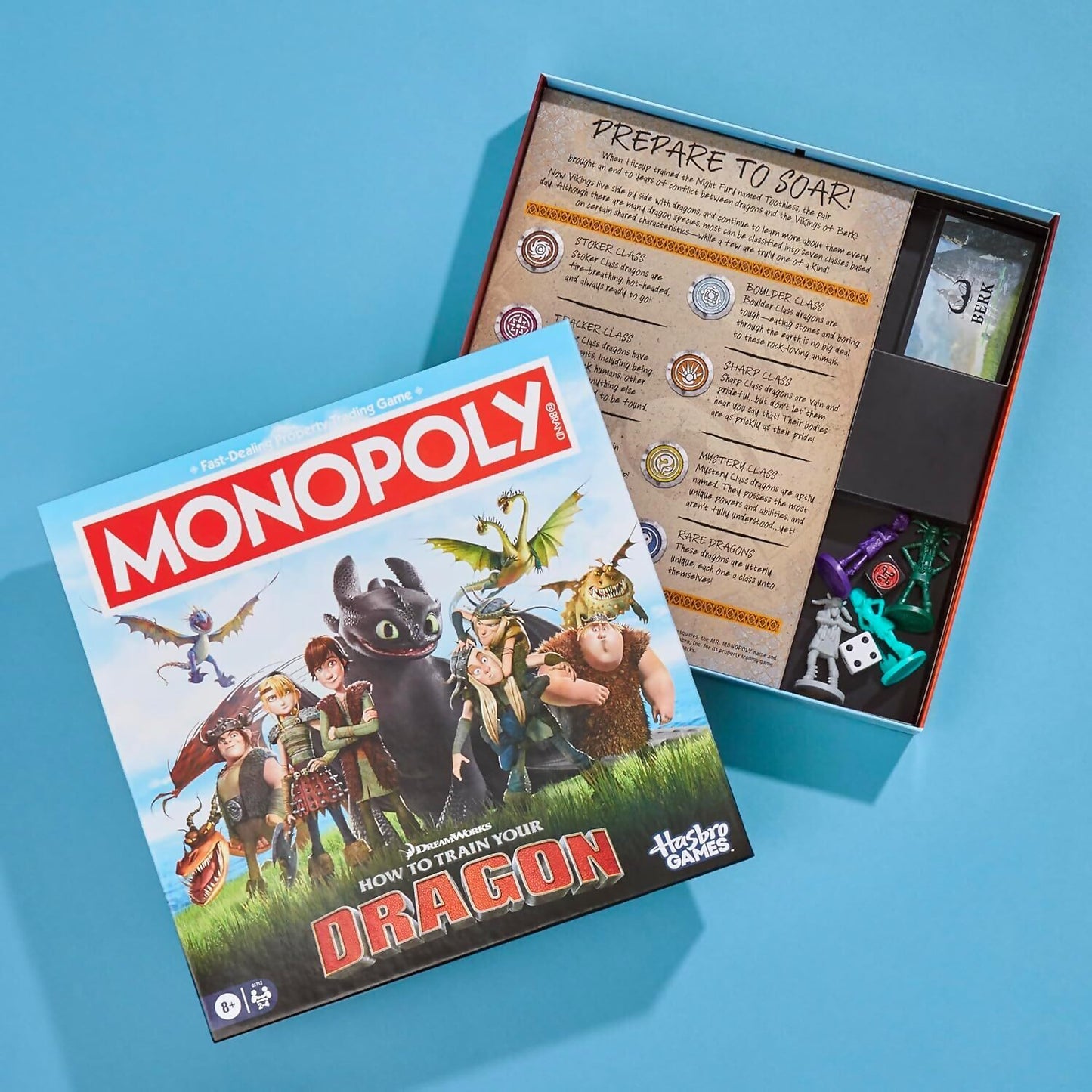 Hasbro Gaming - Monopoly DreamWorks How to Train Your Dragon Edition Board Game