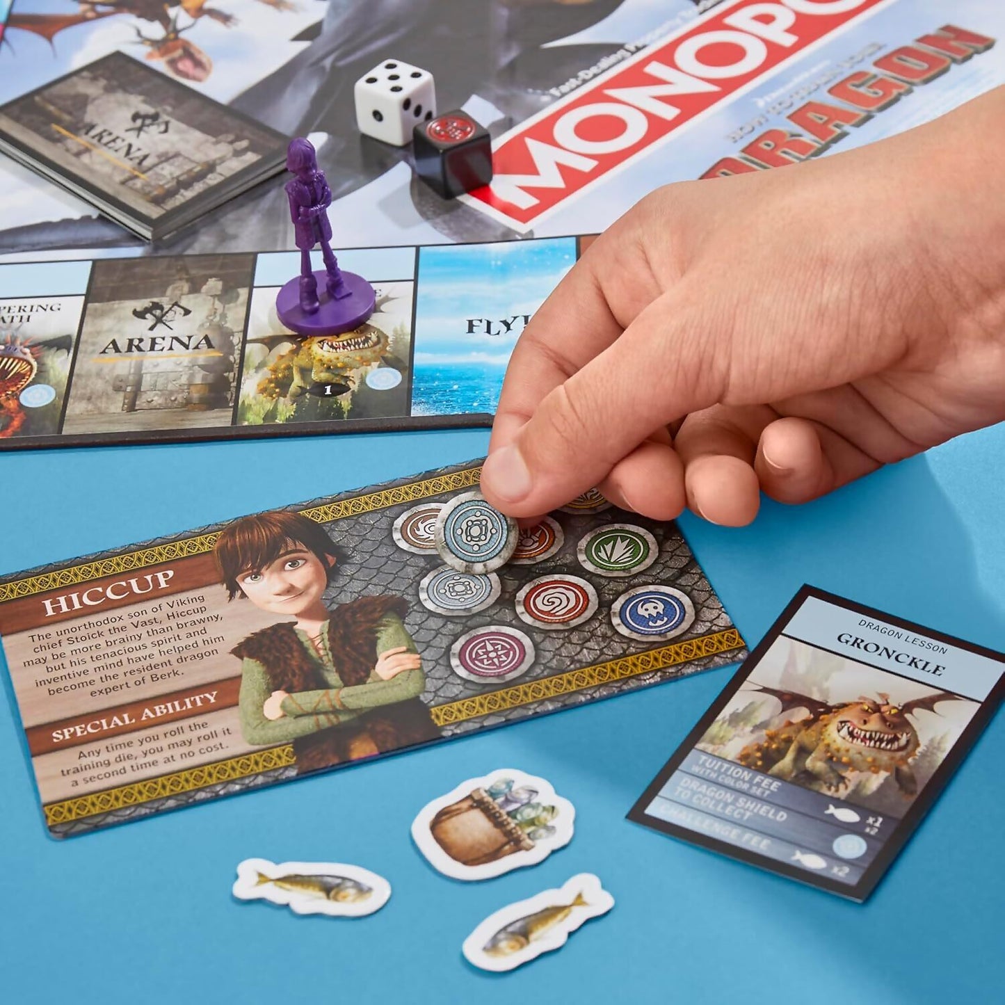 Hasbro Gaming - Monopoly DreamWorks How to Train Your Dragon Edition Board Game