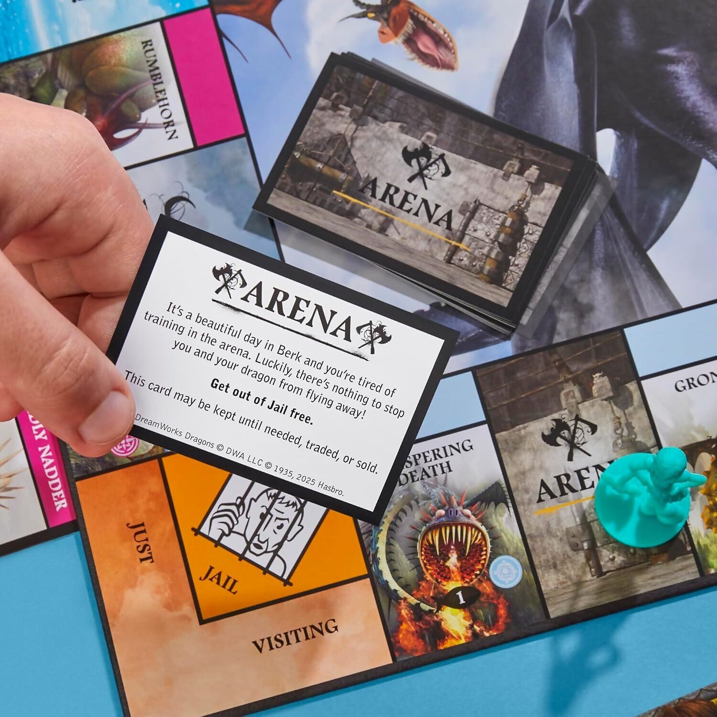 Hasbro Gaming - Monopoly DreamWorks How to Train Your Dragon Edition Board Game