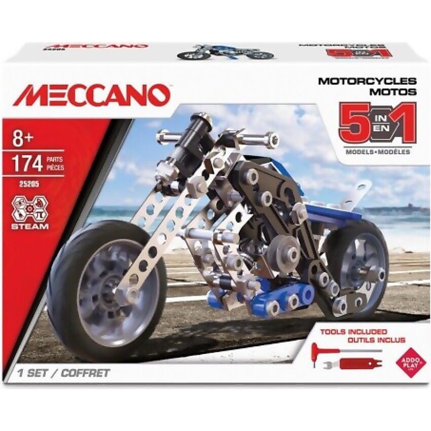 Meccano - 5-in-1 Motorcycles Vehicle