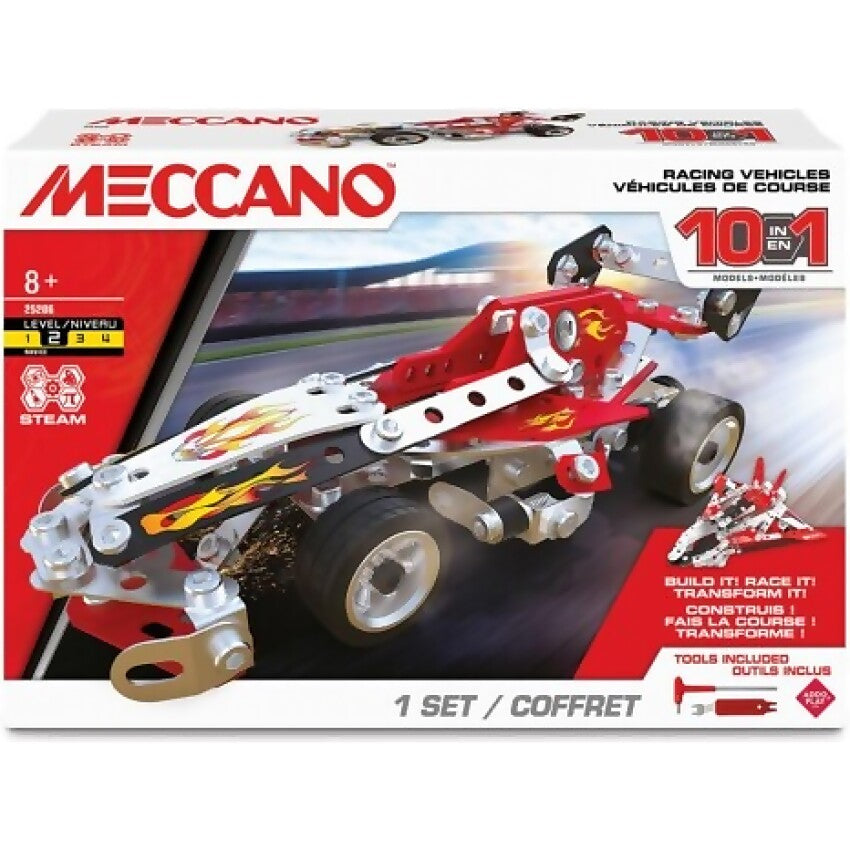 Meccano - 10-in-1 Racing Vehicles