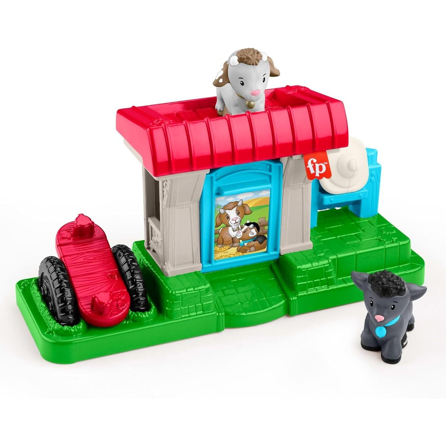 Fisher-Price - Little People Feed & Play Goat Yard Playset - Mattel