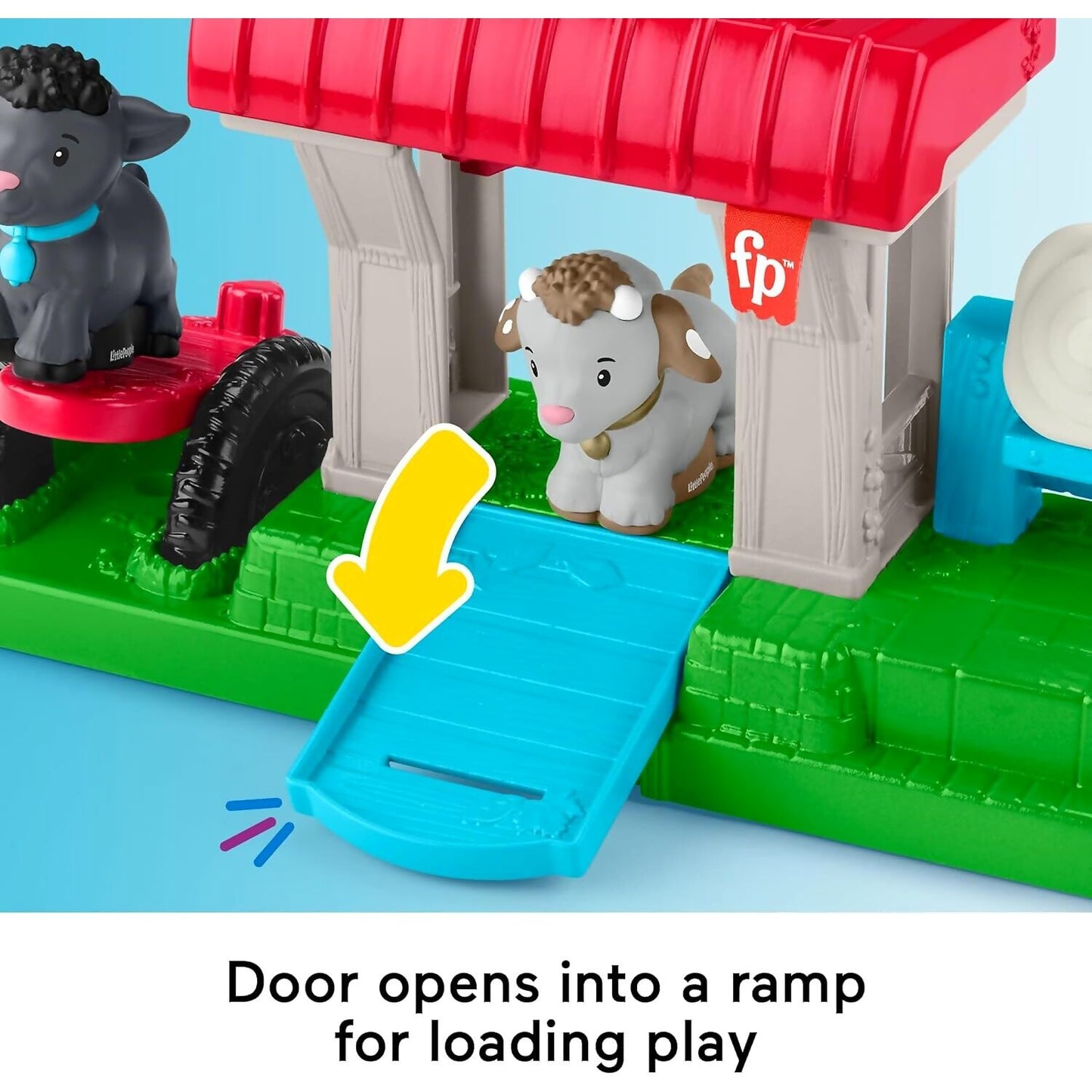 Fisher-Price - Little People Feed & Play Goat Yard Playset - Mattel