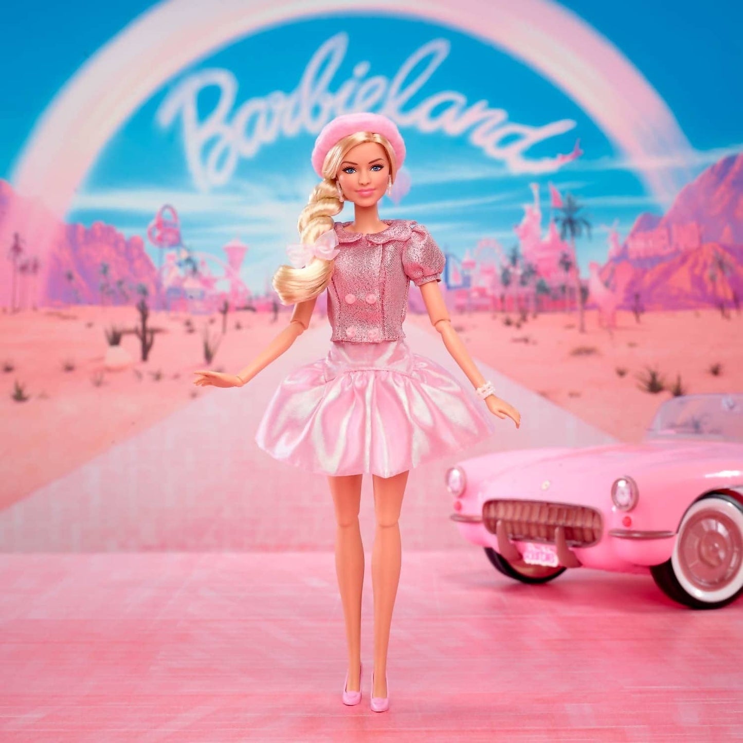 Barbie - The Movie Doll Margot Robbie As Barbie Collectible Doll Wearing Pink Blouse & Skirt Set - Mattel