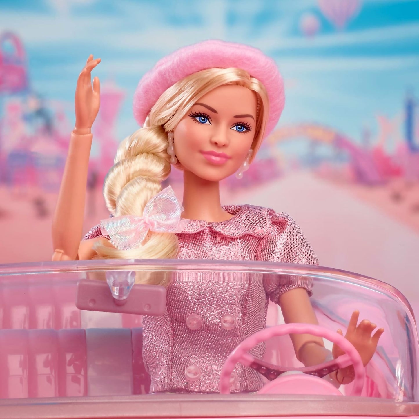 Barbie - The Movie Doll Margot Robbie As Barbie Collectible Doll Wearing Pink Blouse & Skirt Set - Mattel