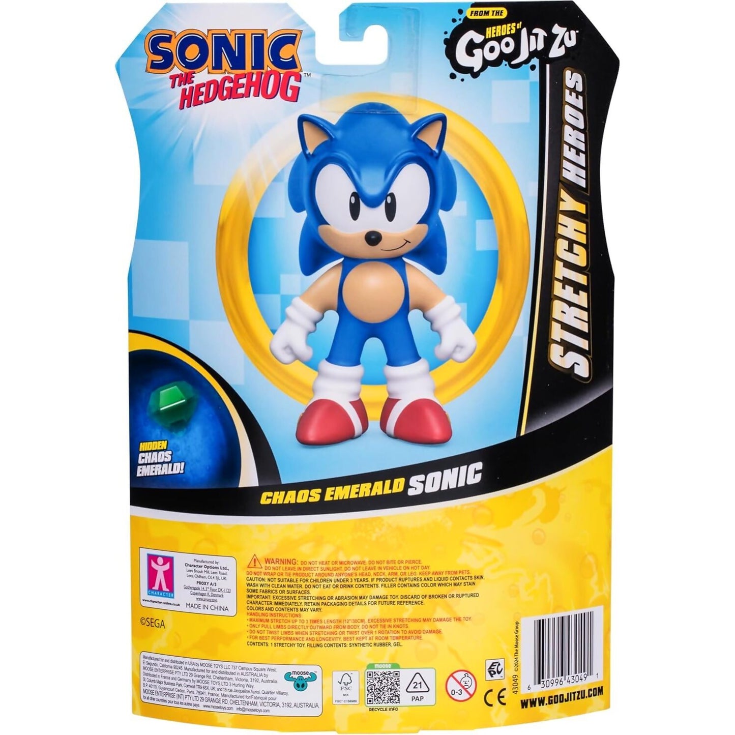 Heroes of Goo Jit Zu - Sonic Hero Pack Chaos Emerald Sonic