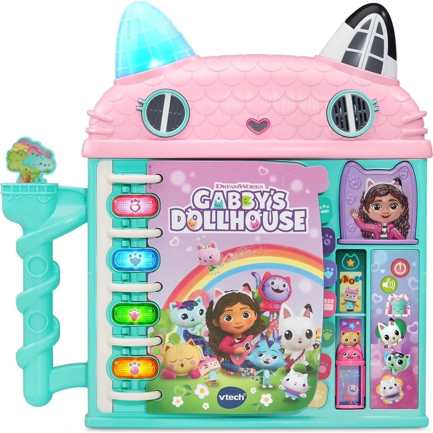 VTech - Gabby's Dollhouse Cat-A-Vator Discovery Book