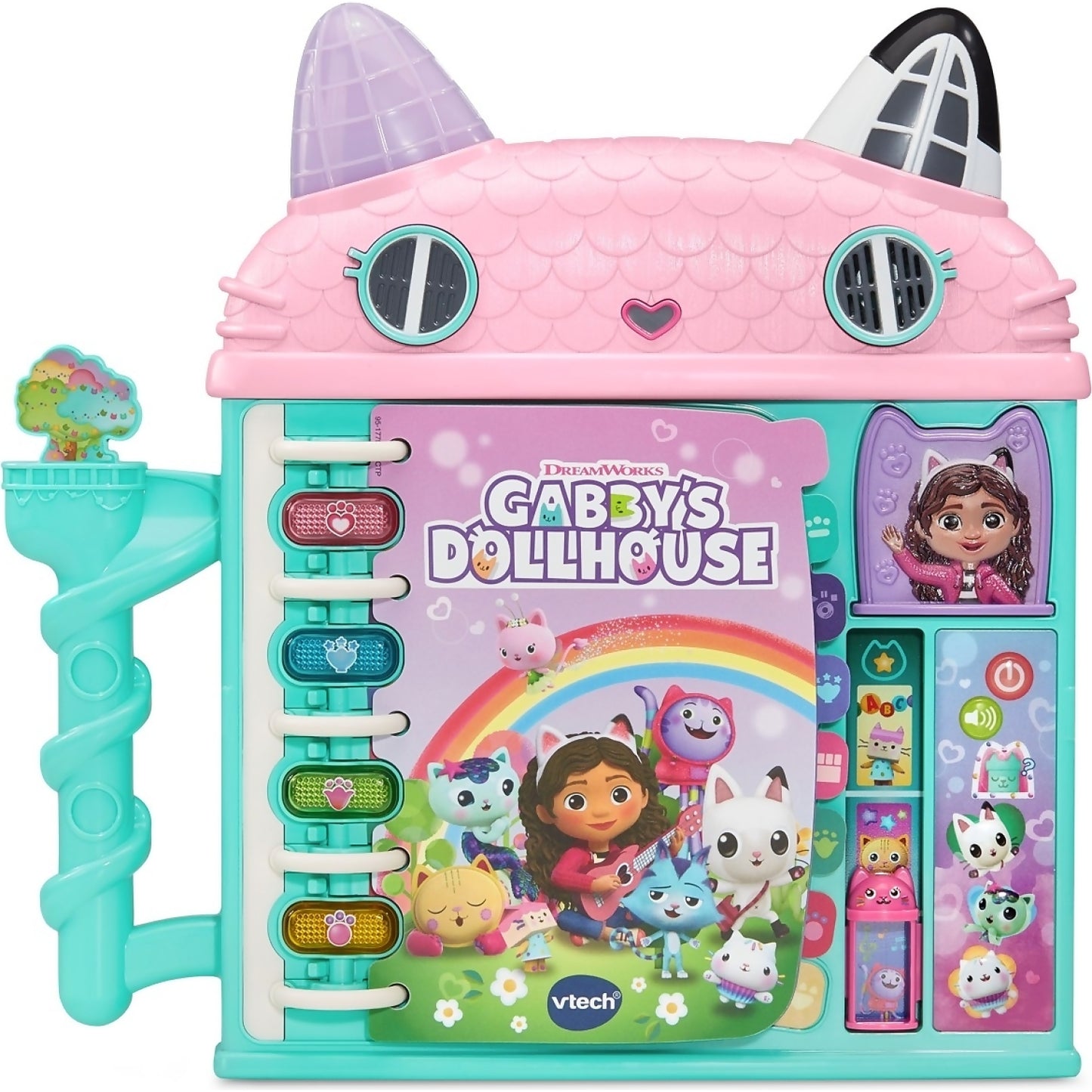 VTech - Gabby's Dollhouse Cat-A-Vator Discovery Book
