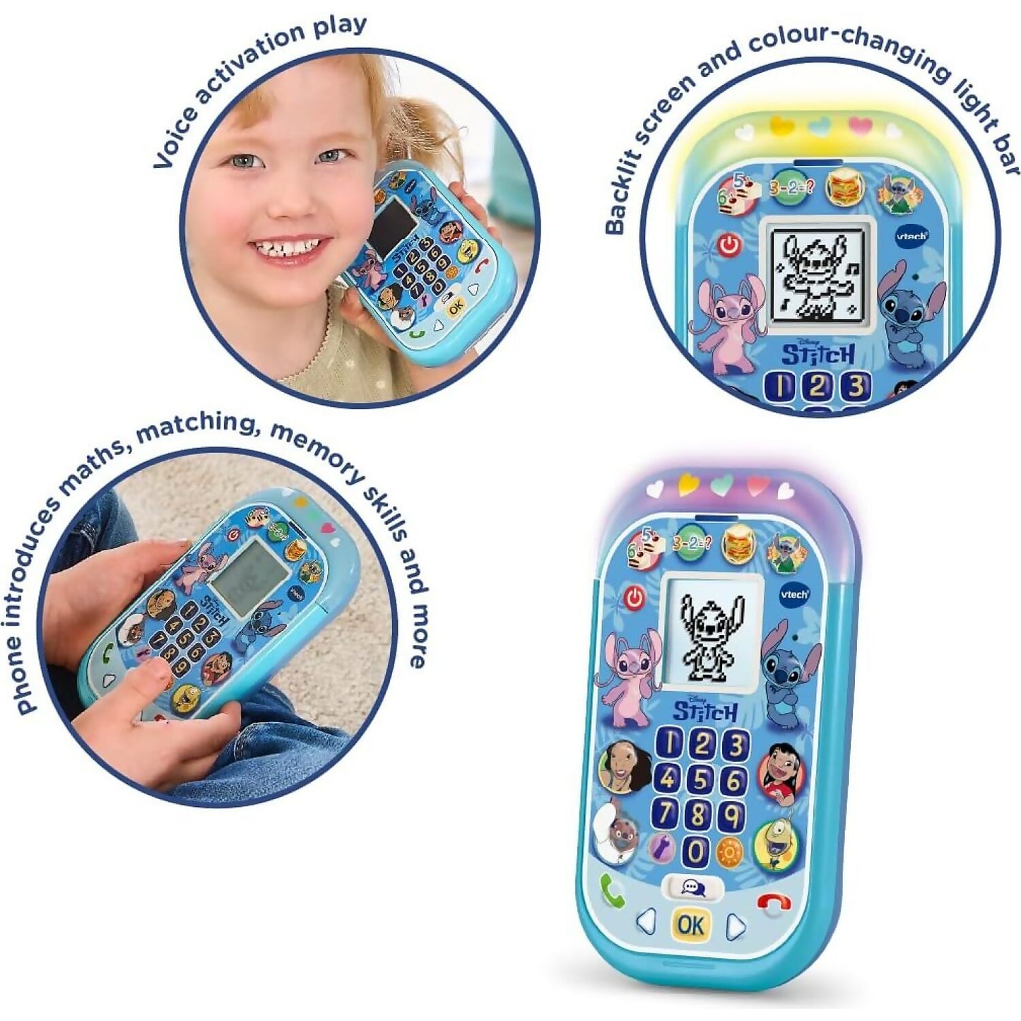 VTech - Disney Stitch Learning Phone