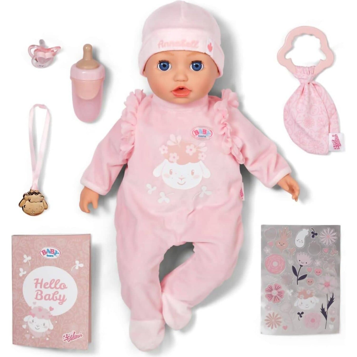 Baby Born - Annabell 43cm Baby Doll with Functions and Sounds Includes Accessories