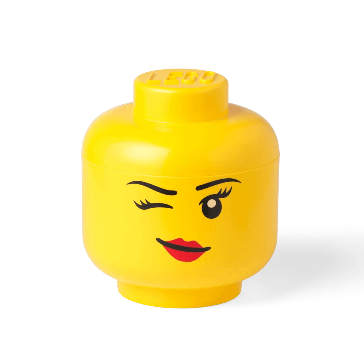 LEGO Storage Head Girl Winking Large - Room Copenhagen