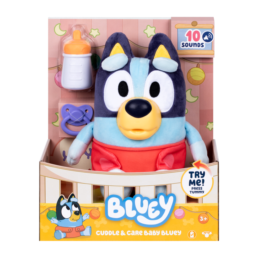 Bluey - Cuddle & Care Baby Bluey Plush