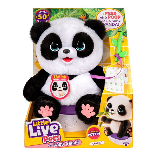 Little Live Pets - My Baby Panda Chu Chu Interactive Plush